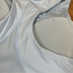 SheIn Large Buttery Soft High Neck Support Mesh Panel Yoga Sports Bra Pastel Photo 3