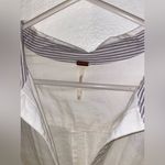 Free People  x REVOLVE All For You Shirt Dress WHITE Button Down Peplum MED EUC Photo 2