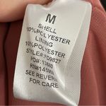 Dress Forum  Dress Mini Floral Satin Silky Ruffle Puffed Sleeves Lined Pink Red Photo 10