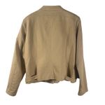 Metaphor Textured Tan Moto Biker Jacket Women's Zipper Neutral Size XL Photo 6