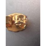 Vintage Avon Gold Tone Solitaire Earrings Aurora Borealis Crystals Stud .25" Photo 3