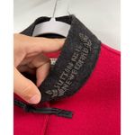 Philosophy Di Alberta Ferretti Red Toggle Front Beaded Collar Coat Size 2 Photo 3