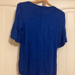 Nba Golden State Warriors T Shirt Gameday Couture Short Sleeve Blue Small Keyhole Photo 2