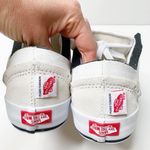 Vans NEW  OLD SKOOL CAP True White Sneakers Black womens 8.5 shoes Photo 6