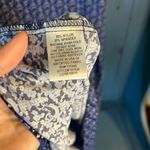 Jude Connally Navy and White Patterned Dress | Women’s Size Large Blue Photo 3