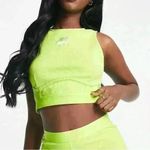 Nike  Air ribbed tank top in lime size XL Photo 1