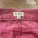 POL Pink Pearl Jeans High-Rise Distressed Hem 100% Cotton Jeans Size Medium Photo 9
