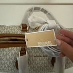 Michael Kors Grayson Large Convertible Satchel - Vanilla Photo 4