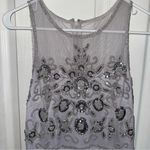 Altar'd State Elegant Gray Embellished Women's Dress Photo 1