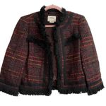 Kate Spade Multi Tweed Fringe Jacket NWOT Photo 1