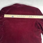 Vintage 1960’s Classic Burgundy Velvet Blazer Cotton by Butterfly For Prestige Red Photo 6