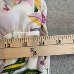 Vintage 80s Maxi Dress Womens Small White Whimsical Floral Cottagecore Fairy Photo 13