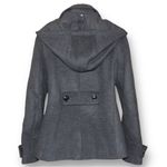 Metaphor  Hooded Grey Peacoat Photo 3