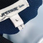 Reiss NEW Elsie Textured Knitted Midi Dress Sweater Long Sleeve Large Photo 10