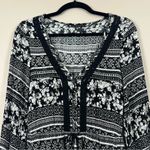 House of Harlow 1960 Ainsley Long Sleeve Boho Floral Print Romper XS Photo 4