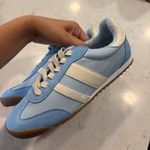 NWOT Dolce Vita DV rascal sneakers in blue and white Size 7.5 Photo 0