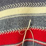 Liz Claiborne BOGO Vintage 90s Y2K Ribbon Bow Striped Red White Blue USA Sweater Photo 2