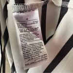 Old Navy Black and White Stripe Crew Neck Sheath Zipper Back Dress Sz M Photo 3