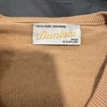 Vintage 1960s Dumbrae Sz: XS Vneck Tan Cashmere Pullover Sweater. Photo 5