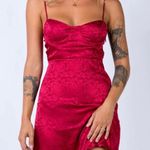 Princess Polly Diva Mini Dress In Deep Red Photo 0