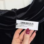 Lulus Black Velvet Midi Dress Photo 4
