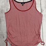 CHAPS  by Ralph Lauren  Women's Red and White Striped Beach Tank Top XL Photo 0