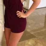 These Three Boutique maroon romper Photo 0