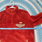 L.L.Bean Red Fleece T Snap Pullover Photo 5