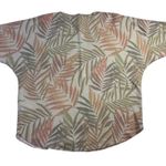 Sioni Women's M Palm Leaf Rhinestone Embellished Knit Top Grandmacore Green Size M Photo 2