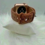 Floral Fall Design Apple Watch Bands 42mm 44mm 45mm 49mm Brown Photo 3