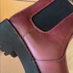 Dirty Laundry  Red and Black Ankle Boots with Sturdy Sole Photo 11
