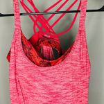 Lululemon Sunset Salutation Red Built-in Bra Crisscross Back Tank Top size 6 Photo 2