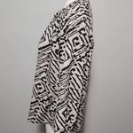 Britt Ryan  beige black animal print blouse size xl Photo 3