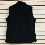 Iceburg Women’s Wind/Water Resistant Vest Size Small Black EUC Lined Pockets Photo 3