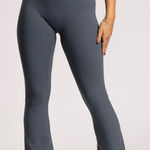 Ptula PURELUXE Flare Legging 34” inseam Gray Size XS Photo 0