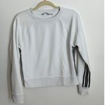 Athleta ‎ 24/7 Striped Crew Sweatshirt - White Black Stripe - Size xs Photo 1