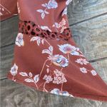 Maurice's  Rust Color Floral Print Duster Cardigan Size 3X Photo 6