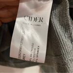 Cider  Gray Ruched Long Sleeve Faux Wrap Top Sz 2XL NWT Photo 5