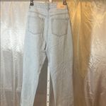 Blue Savvy Trendy Distressed Women's Cropped Jeans in Light Blue Photo 4