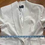 ZARA Into The Night Blazer Ecru Kate Moss Limited Edition Shoulder Pad RARE Sz L Photo 11