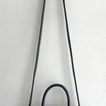 Small Black Top Handle Crossbody Faux Pebble Leather Snap Closure Bag Photo 1