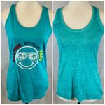 American Eagle Two aqua turquoise summer racerback tank tops size large Photo 0