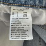 American Eagle  SZ 2 SHORT Jegging Jeans Hi-Rise Distressed Stretch Frayed Hems Photo 11