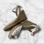 Montego Bay Club  Stylish Beige Wedge Sandals with Knotted Detail Women's 9 Photo 2