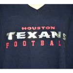 Majestic NWT Womens NFL Houston Texans Long Sleeve T-Shirt Top Size 3X V-Neck Photo 2
