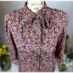 Zadig & Voltaire Touch Ao Liberty Top Neck Ties Rose XS Photo 6