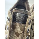 Coach Keeley Khaki Signature C Jacquard Logo Sneakers Slip On Shoes Size 7.5 B Photo 6