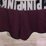 PINK - Victoria's Secret Pink Victoria’s Secret maroon/black booty shorts size XS summer lounge comfy​​ Photo 3