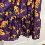 DELFI Collective Purple Taylor Puff Sleeve Dress Size Small $398 Photo 3