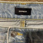 EXPRESS  Jeans Womens 16 Long Straight Ankle High Rise Stretch Light Wash Pants Photo 2